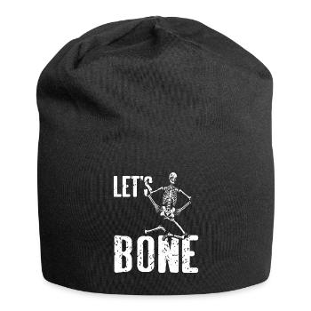 Halloween - Lets Bone - Jersey-Beanie - Schwarz - Vorne