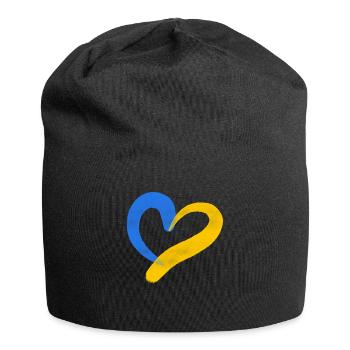 Stand with Ukraine Peace No War - Jersey-Beanie - Schwarz - Vorne