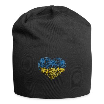 Stand with Ukraine Peace No War - Jersey-Beanie - Schwarz - Vorne