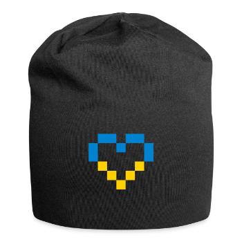 Stand with Ukraine Peace No War - Jersey-Beanie - Schwarz - Vorne