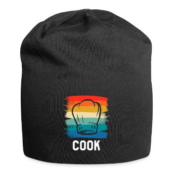 Retro Vintage Classic Chef Cook Cooking - Jersey-Beanie - Schwarz - Vorne