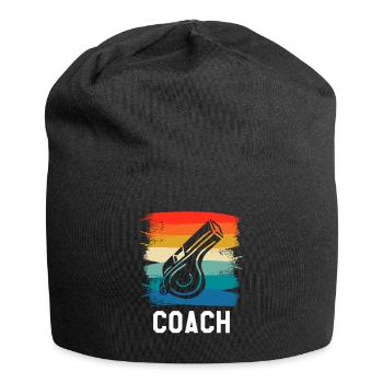Rétro Vintage Classic Coach Coaching - Bonnet en jersey - noir - Devant