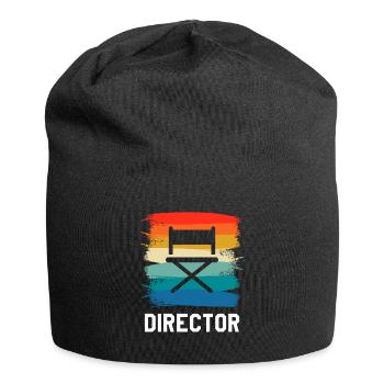 Retro Vintage Classic Director Filmmaking - Jersey-Beanie - Schwarz - Vorne