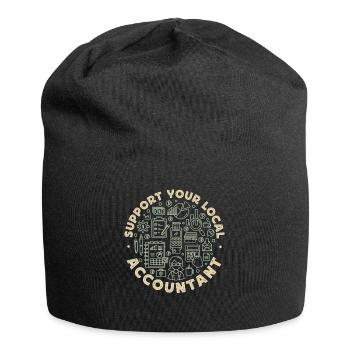 Comptable Comptable Comptable - Bonnet en jersey - noir - Devant