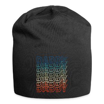 Papa Rétro Vintage Fête des Pères - Bonnet en jersey - noir - Devant