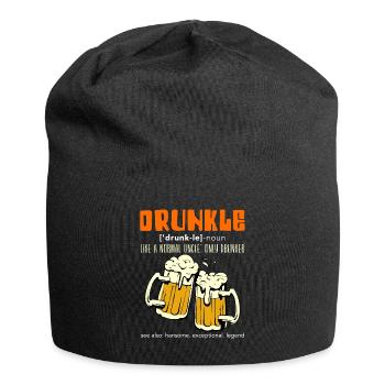 Beer Drinker Uncle Druncle - Jersey Beanie - black - Front