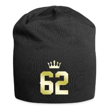 62 Couronne numérique - Bonnet en jersey - noir - Devant
