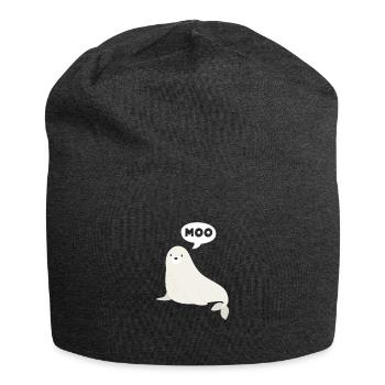 Marine biology - Jersey Beanie - charcoal grey - Front