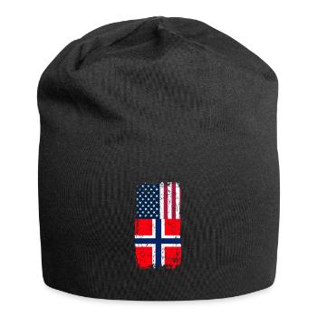 Norvège Amérique - Bonnet en jersey - noir - Devant