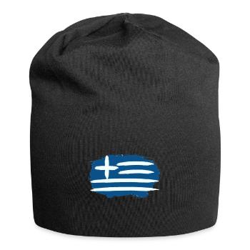 Ich liebe Griechenland (Griechenland) - Jersey-Beanie - Schwarz - Vorne