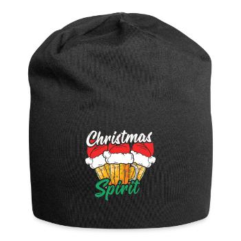December Drink Beer Lover Spirit Ugly Christmas - Jersey-Beanie - Schwarz - Vorne