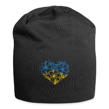 Stand with Ukraine Peace No War - Jersey-Beanie - Schwarz - Vorne
