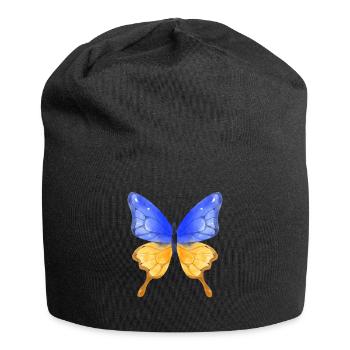 Stand with Ukraine Peace No War - Jersey Beanie - black - Front