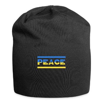 Stand with Ukraine Peace No War - Jersey Beanie - black - Front
