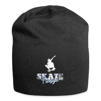 Skateboard Freestyle - Bonnet en jersey - noir - Devant