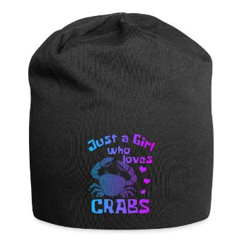 Crabe Cadeau Crevettes Crabe Homard Scorpion - Bonnet en jersey - noir - Devant