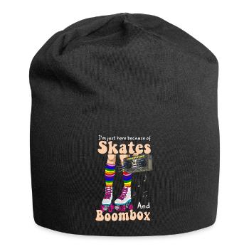 Patins à roulettes Patineurs à roues alignées Patins à roues alignées - Bonnet en jersey - noir - Devant