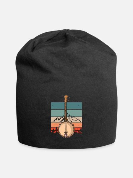 Chemises Banjo Pour Hommes Bluegrass Appalachia Folk - Bonnet en jersey - noir