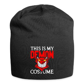 Demon - This is my Demon Costume - Jersey Beanie - black - Front