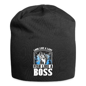 Bowfishing Look Like A Bow Hunting Sport Bowfisher - Jersey Beanie - black - Front
