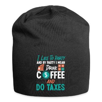 Comptable Comptable Comptable - Bonnet en jersey - noir - Devant