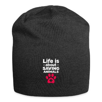 Veterinarian - Jersey Beanie - charcoal grey - Front