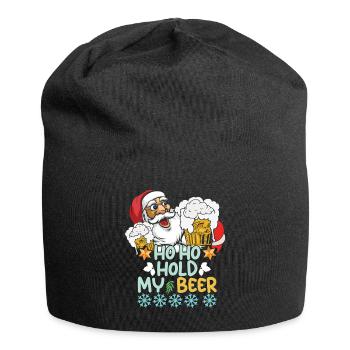 December Drink Beer Lover Santa Ugly Christmas - Jersey-Beanie - Schwarz - Vorne