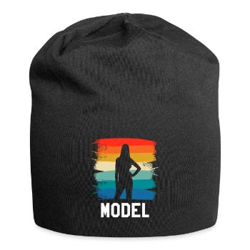Rétro Vintage Classic Model Modélisation - Bonnet en jersey - noir - Devant