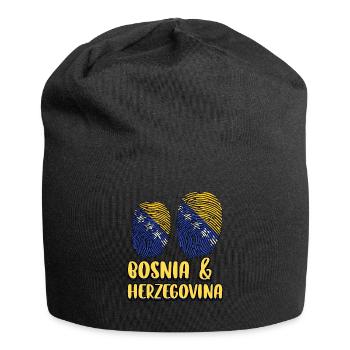 Fiers Bosniaques Bosnie-Herzégovine - Bonnet en jersey - noir - Devant