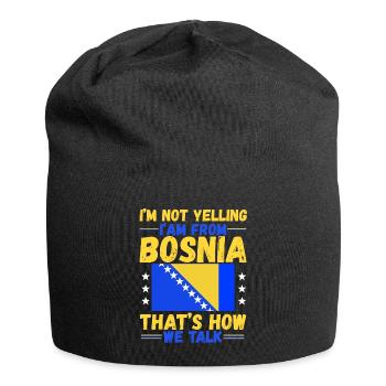 Fiers Bosniaques Bosnie-Herzégovine - Bonnet en jersey - noir - Devant