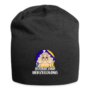 Fiers Bosniaques Bosnie-Herzégovine - Bonnet en jersey - noir - Devant