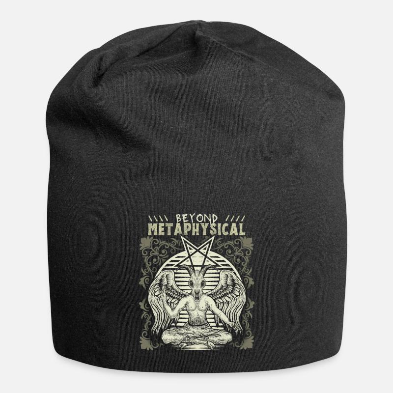Baphomet, occultisme, divinité, pentagramme - Bonnet en jersey - noir