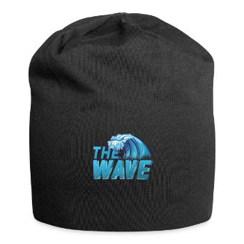 The Great Kanagawa Wave Japan - Jersey Beanie - black - Front