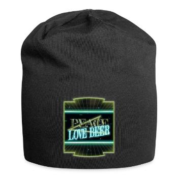 Hippie Bday Beer Funny Best Desaign Beer Pong - Bonnet en jersey - noir - Devant