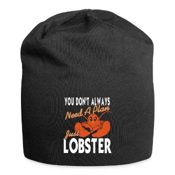 Toujours besoin d’un plan juste homard - Bonnet en jersey - noir - Devant