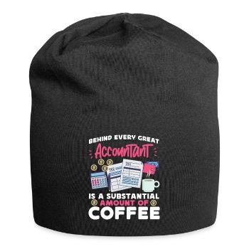 Comptable Comptable Comptable - Bonnet en jersey - noir - Devant