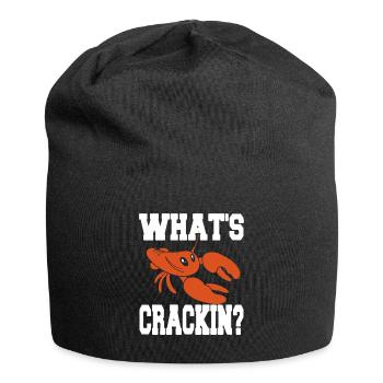 lobster - Whats crackin - Jersey-Beanie - Schwarz - Vorne