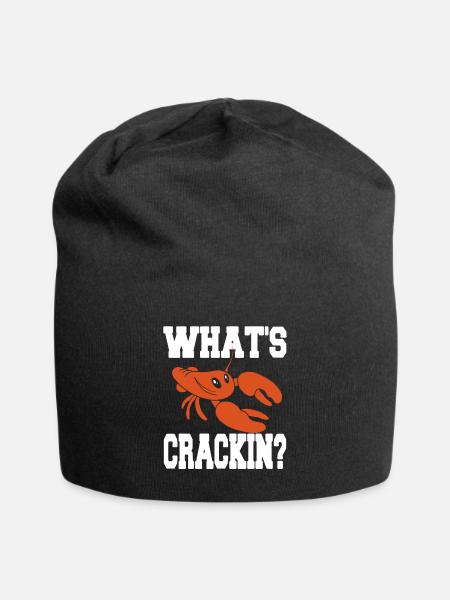 lobster - Whats crackin - Jersey-Beanie - Schwarz