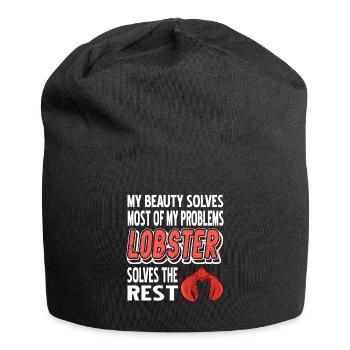 Most of my problems lobster - Jersey Beanie - black - Front