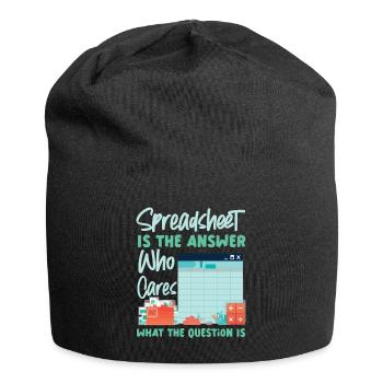 Comptable Comptable Comptable - Bonnet en jersey - noir - Devant
