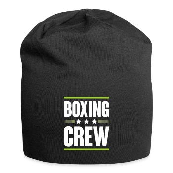 Boxing Crew - Jersey Beanie - black - Front