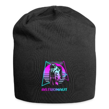 Rétro Vintage Classic Astronaut Aeronautic - Bonnet en jersey - noir - Devant