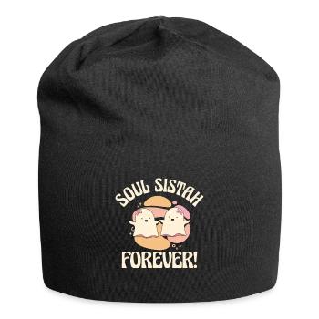 Halloween Seele Sistah Geist Geist niedlich - Jersey-Beanie - Schwarz - Vorne