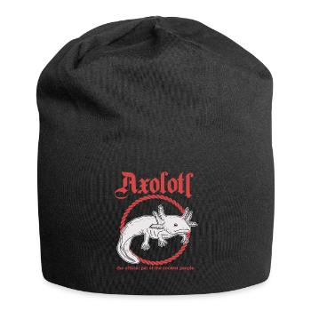 Axolotl tailed amphibians Axolotls amphibians gift - Jersey Beanie - black - Front