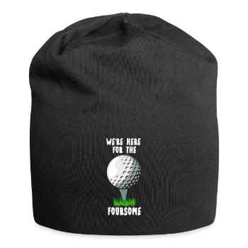 Golf Golf Golfeur Drôle - Bonnet en jersey - noir - Devant