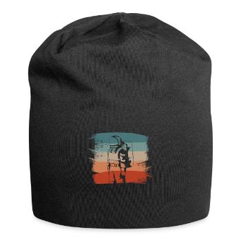 Rétro Vintage Classic Astronaut Aeronautic - Bonnet en jersey - noir - Devant