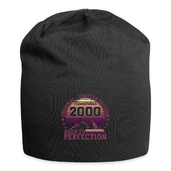 Year 2000 Birthday Gift November - Jersey Beanie - black - Front