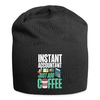 Comptable Comptable Comptable - Bonnet en jersey - noir - Devant