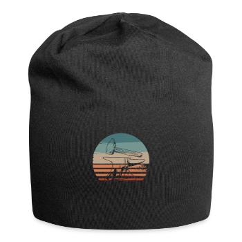 Retro Vintage Classic Blacksmith Blacksmithing - Jersey-Beanie - Schwarz - Vorne