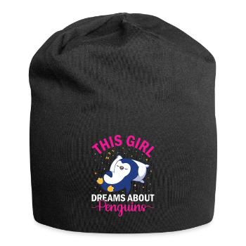 King Penguin Emperor Penguin Penguin Gift - Jersey Beanie - black - Front